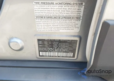 2012 Subaru Outback 3.6R Limited from USA, damaged, VIN 4S4BRDKCXC2297036